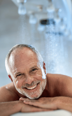 femme dans baignoire